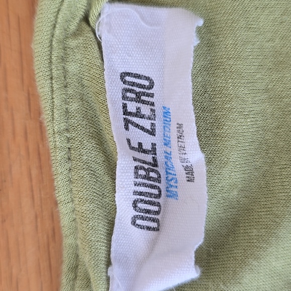 Double Zero Green Bodysuit 95% Rayon Size M - Picture 5 of 7